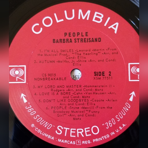 1966 Barbra Streisand "Je M' Appelle Barbra" Vinyl Record - Picture 8 of 9